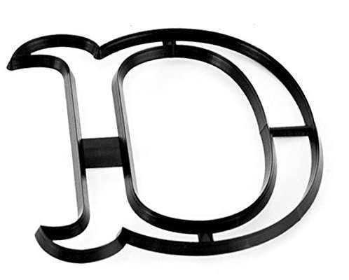 Patchwork Cutters EXTRA LARGE LETTER D Sugarcraft Cake Decorating Cutting Tool