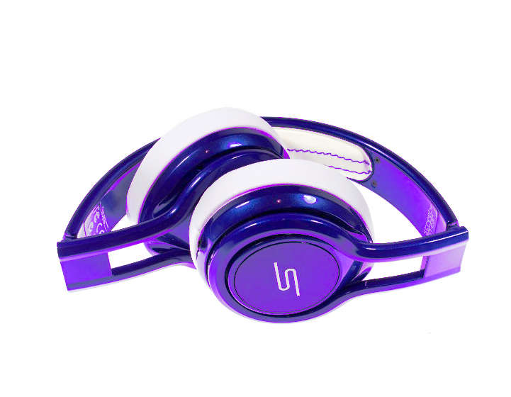 SMS Audio Street 50 Cent Limited Edition Wired Over Earphones Headphones Purple