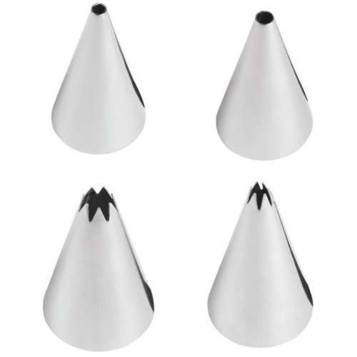 Wilton #1700 Small Round Star Icing Cake Cookies Cup Cakes Decorating Tips Set