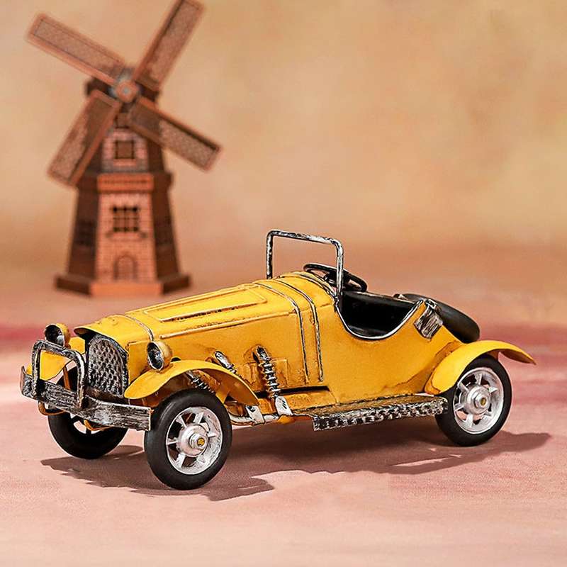 creative gifts metal crafts ornaments BJ172-05 yellow , 19.5 x 9.5x8.5cm BF