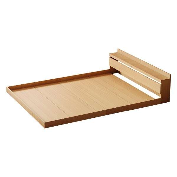 Simple bedstead J-BD-002 1.37 wood 130*57*20cm