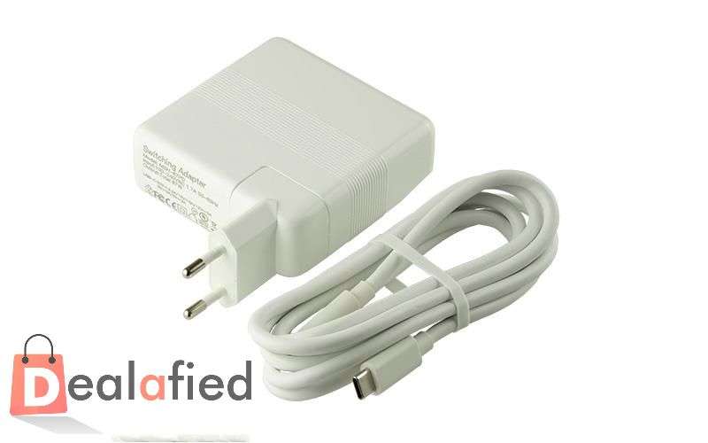 USB-C charger for Apple, ASUS, HP, Leno 20V/15V/12V/9V/5V-4.3A/3A - 87W - USB-C Replacement Charger