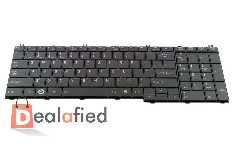 Toshiba Satellite C650 C655 C655D L650 C660 L670 L670D L675 L675D Replacement Laptop Keyboard