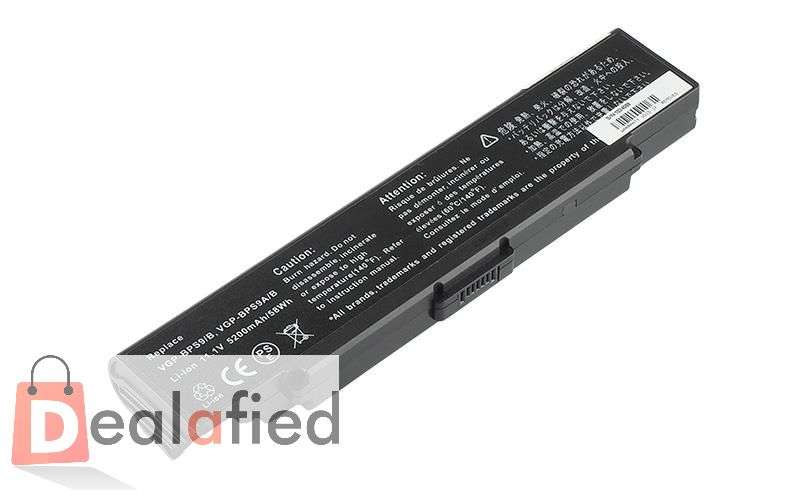 Sony VAIO VGN-AR71 VGN-NR51B VGN-SZ57N VGN-SZ84S - 11.1V Replacement Laptop Battery