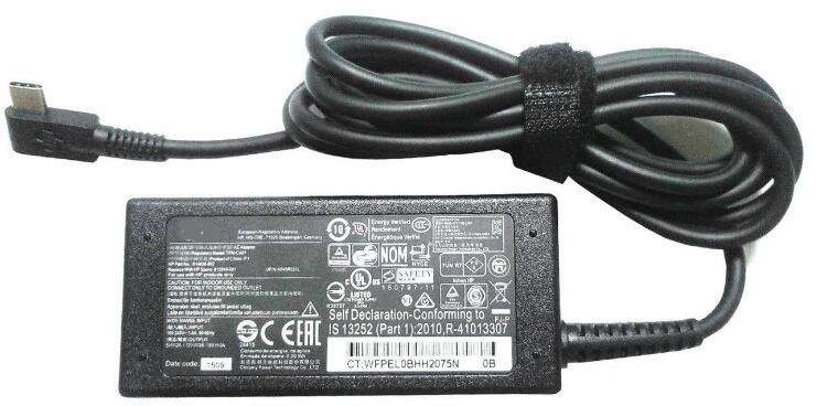 5V/2A, 12V/3A, 15V/3A -  - 45W - USB-C Replacement Charger
