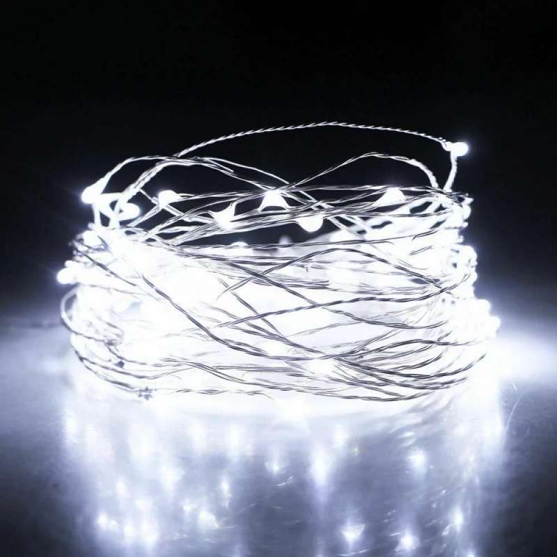 ZYF-93 Copper Wire  Battery Operated Fairy Light White 10M