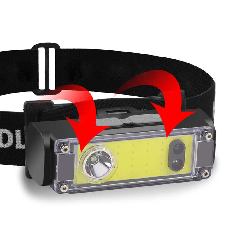 FA-T124 Rechargeable COB+ XPE LED Intelligent Sensor Headlamp