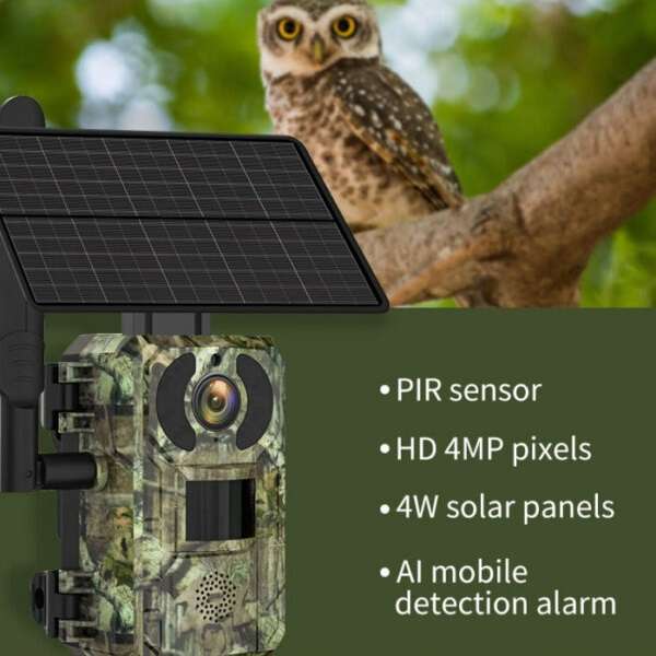 SE-H10-4G Solar Powered Hunting Trail Camera, Ucon App