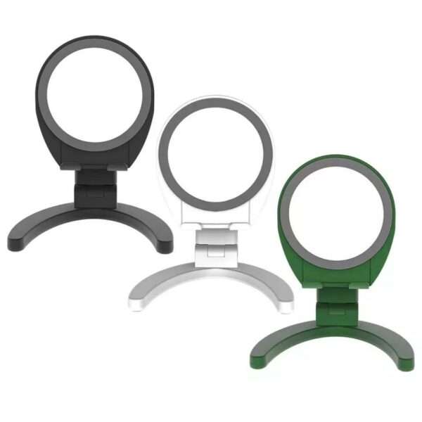 Foldable And Portable Phone Holder With Mirror Vanity
