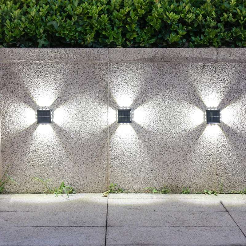 FA-YD-2309 Solar Powered Wall Garden Light 12LED White