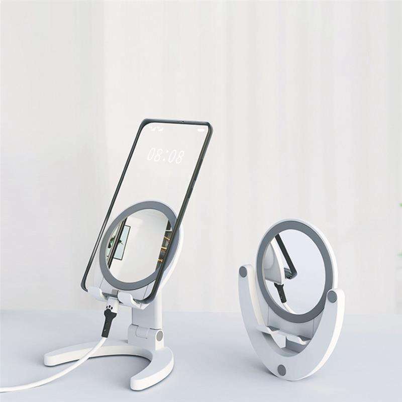 Aerbes AB-ZJ03 Desktop Foldable Mirror Cell Phone Holder