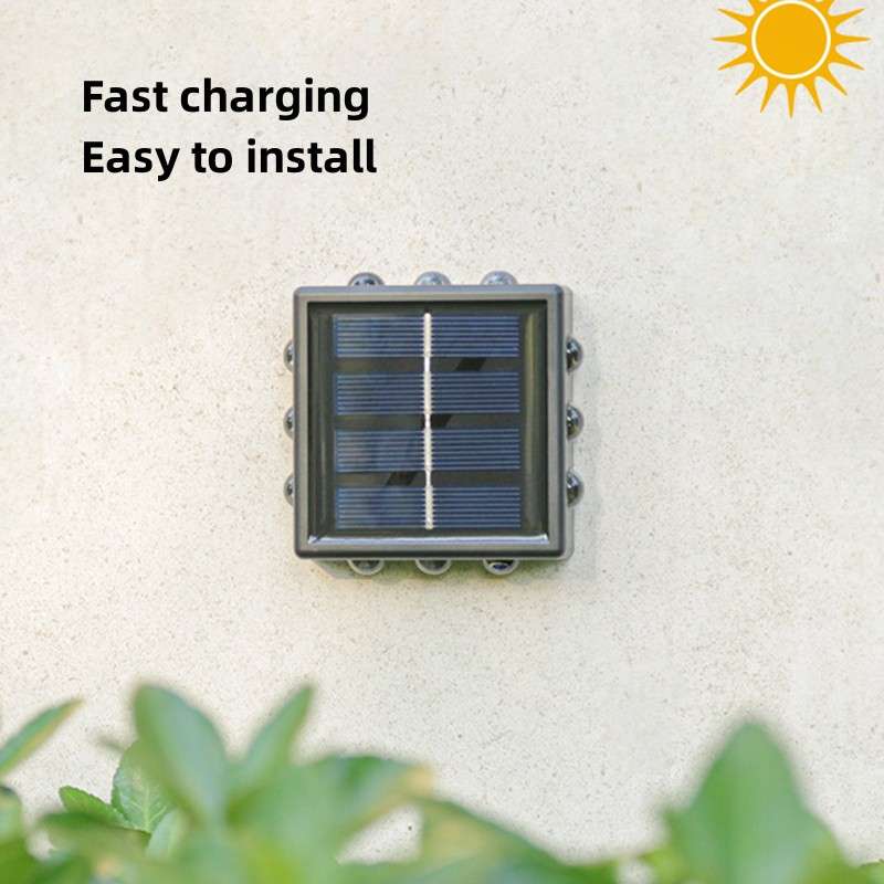 FA-YD-2309 Solar Powered Wall Garden Light 12LED White