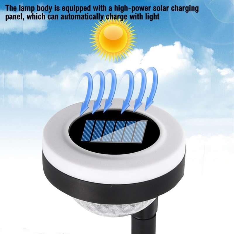 FA-XF-2017A Solar Powered Intelligent Light Control Garden Light Warm White