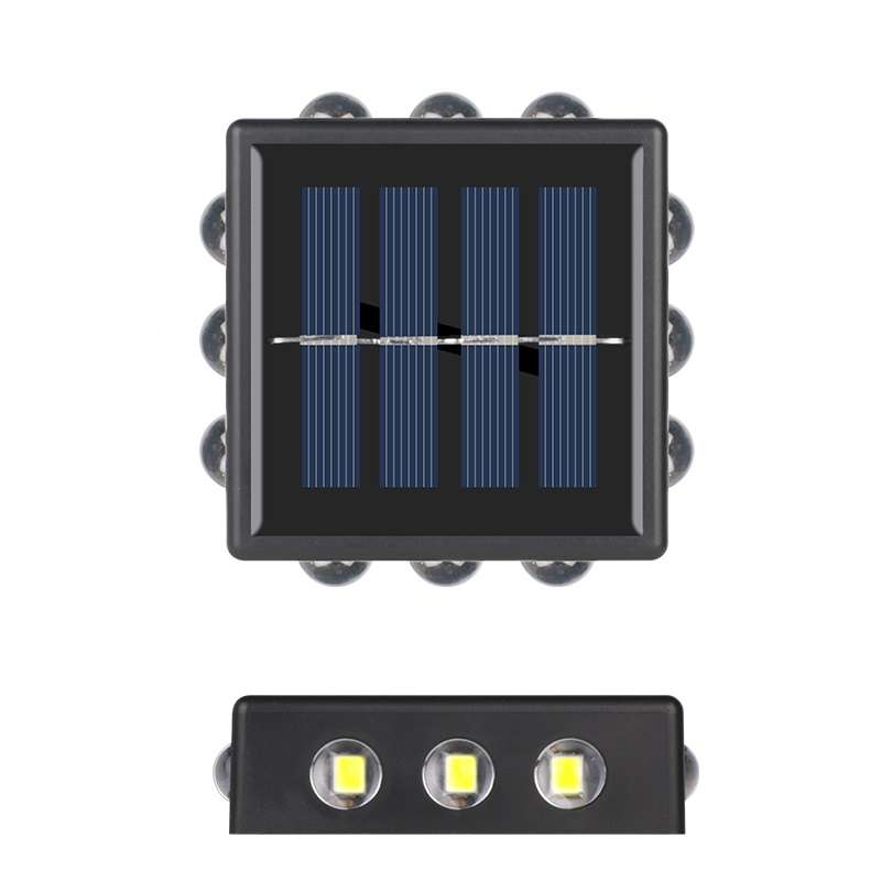 FA-YD-2309 Solar Powered Wall Garden Light 12LED White
