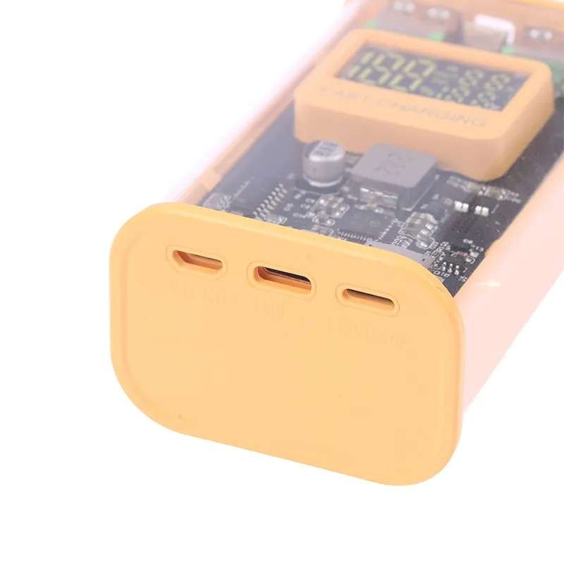 Treqa TR-956 Transparent Power Bank With PD Charge 4 IN 1 10000Mah