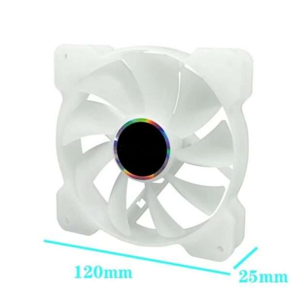XF0243 3pin 4pin Silent RGB LED Cooling Fan for Computer Case