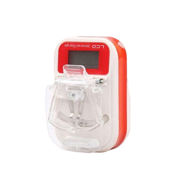 Universal EU Plug USB Battery Charger with LCD Indicator Screen Adapter Cell Phones Batteries