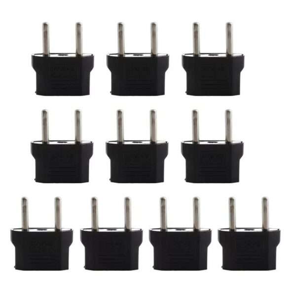 USA to EU Europe Euro AC Power Plug Converter Travel Adapter Charger