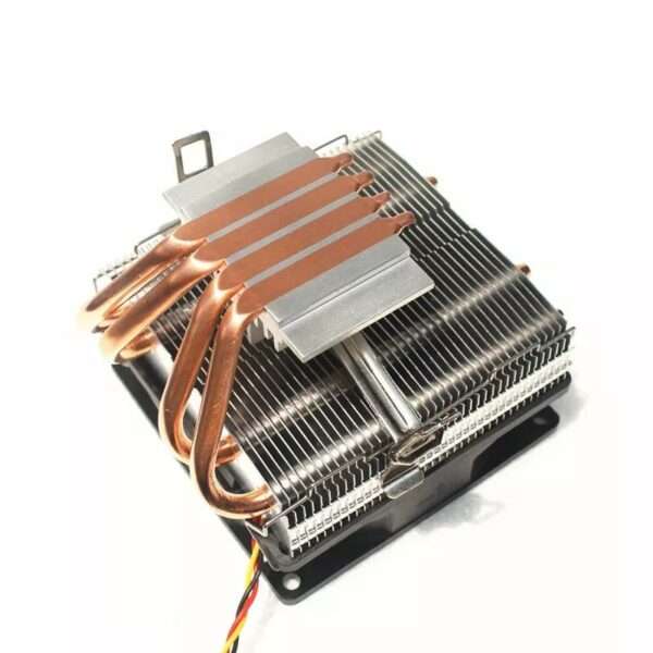 XF0286  Computer Radiator 9-Turns External Luminous Multicolor -Blow Down 4 Tubes