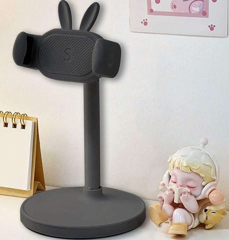 Aerbes AB-ZJ17 Adjustable Foldable Rabbit Ear Desktop Mobile Phone Holder
