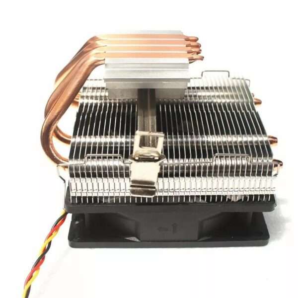 XF0286  Computer Radiator 9-Turns External Luminous Multicolor -Blow Down 4 Tubes