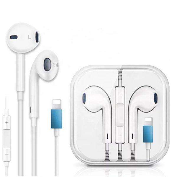 Super E JH-103-B Wired Earphones Lightning Headphone With Microphone Stereo In Ear