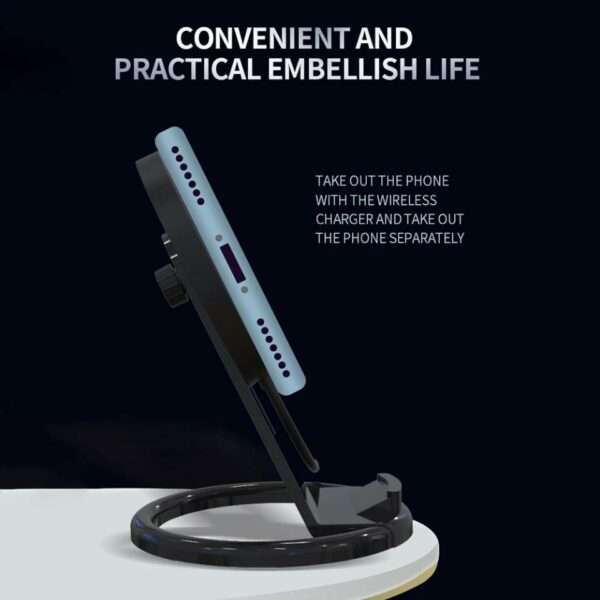 Adjustable Wireless Charger Bracket For Mobile Phone