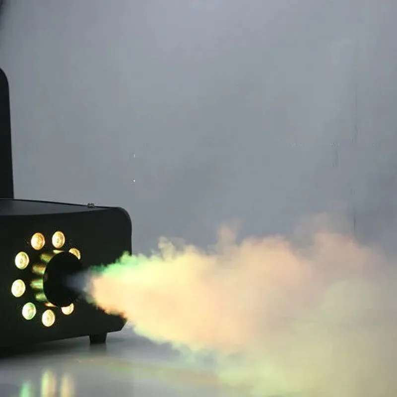 PM-014 Fog Machine Dual Control With LED Light + Remote Control