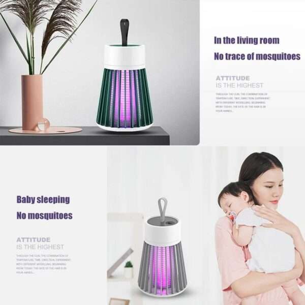 XF0711 USB Rechargeable LED Electric Mosquito Killer Lamp