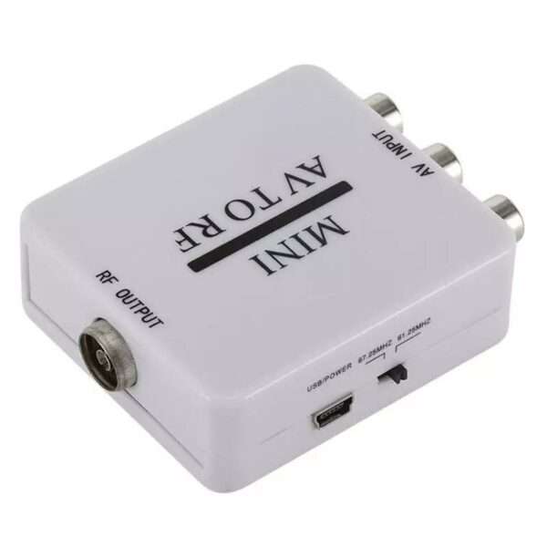 AV To RF Mini Video Converter Box Video Adapter