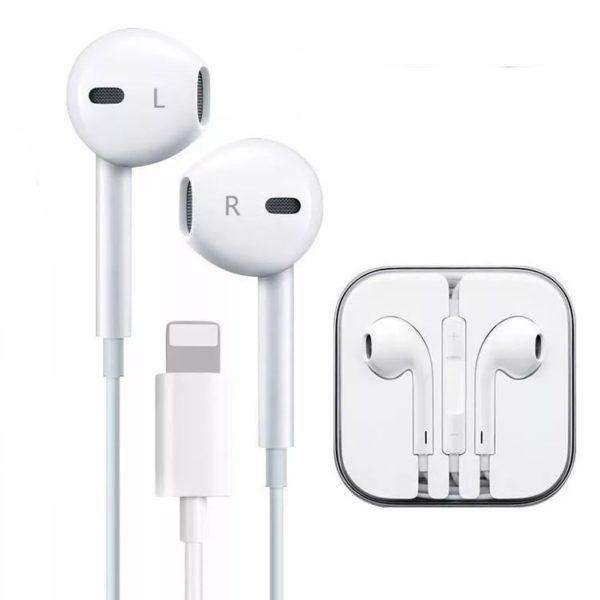 Super E JH-103-B Wired Earphones Lightning Headphone With Microphone Stereo In Ear