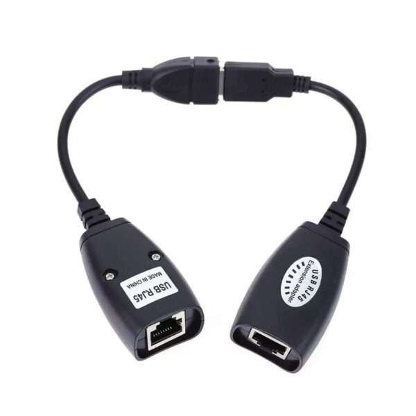 SE-L37 USB 2.0 Extension Extender Adapter M & F to RJ45 Lan Network Ethernet Repeater