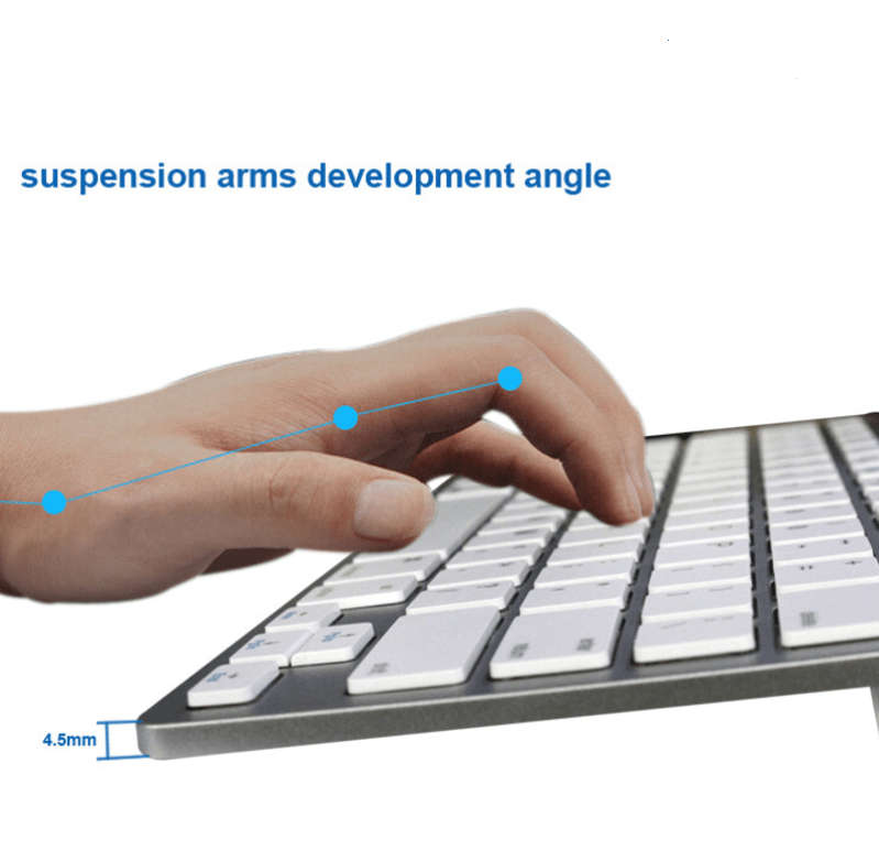 K33 Ultra Slim Bluetooth Keyboard For iOS, Android, Windows, Mac OS PC, Tablet, Smartphone