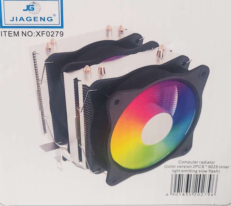 XF0279 Computer Radiator light Emitting Sow Flash 2 Pieces 9025