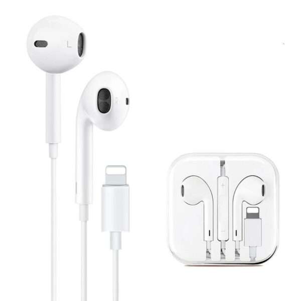 Super E JH-103-B Wired Earphones Lightning Headphone With Microphone Stereo In Ear