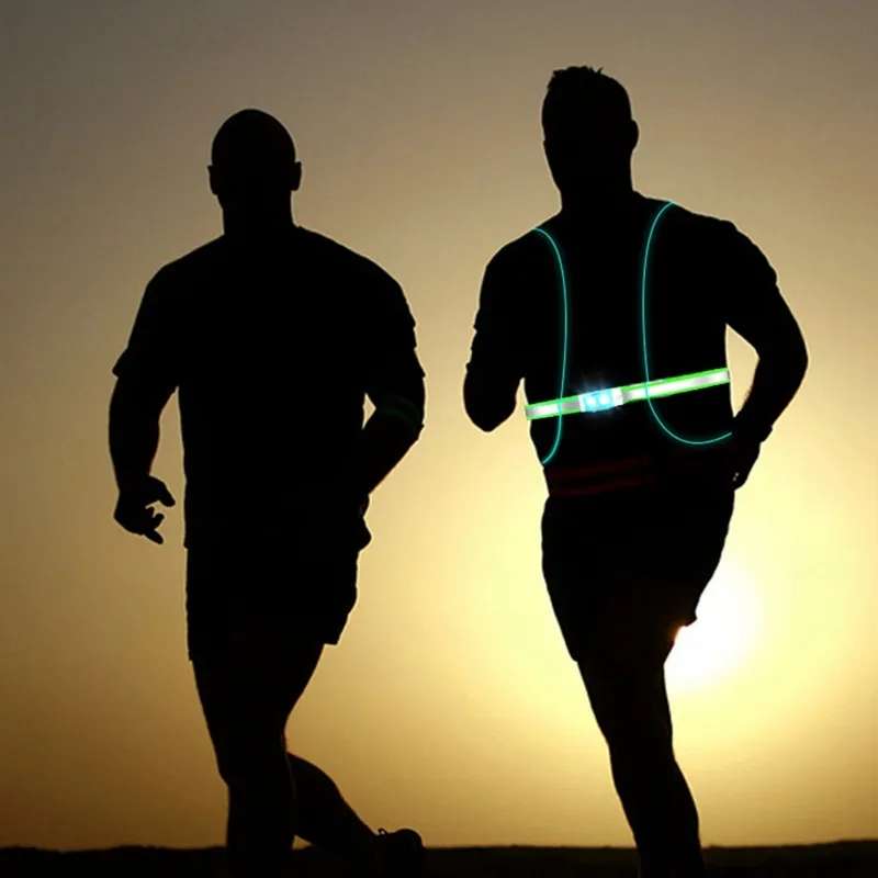 Aerbes AB-TD04 USB Rechargeable Chest/Waist Night LED Running Light