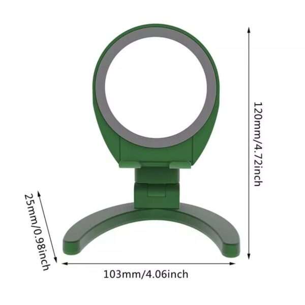 Foldable And Portable Phone Holder With Mirror Vanity
