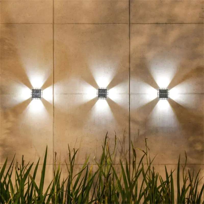 FA-YD-2309 Solar Powered Wall Garden Light 12LED White