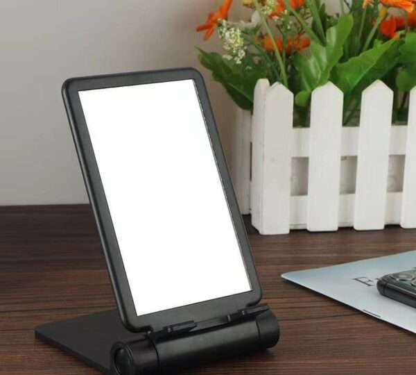 JZ-Y001 Desk Holder Cell phone Tablet With Portable Makeup Mirror