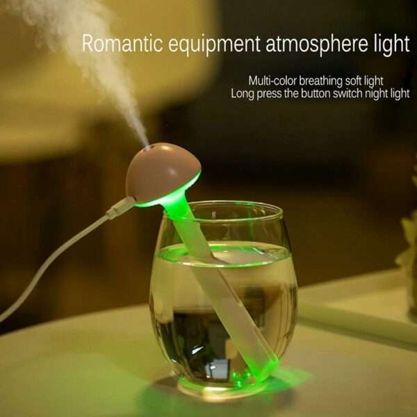 Eco-friendly Desktop Humidifier Detachable USB Charging Ultrasonic Aroma Diffuser