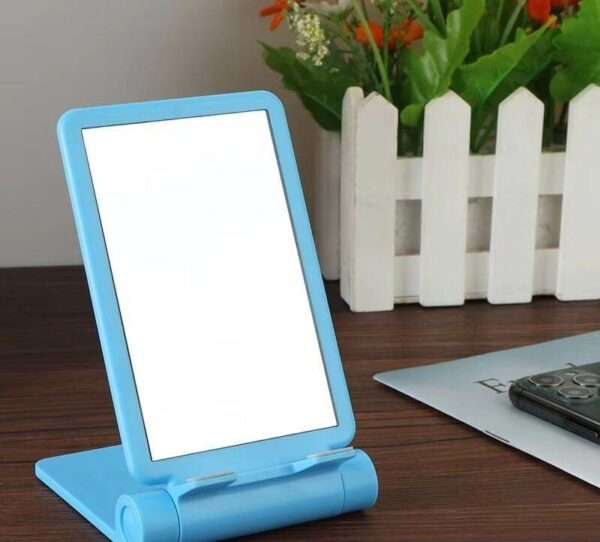 JZ-Y001 Desk Holder Cell phone Tablet With Portable Makeup Mirror