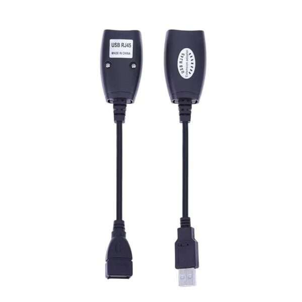 SE-L37 USB 2.0 Extension Extender Adapter M & F to RJ45 Lan Network Ethernet Repeater