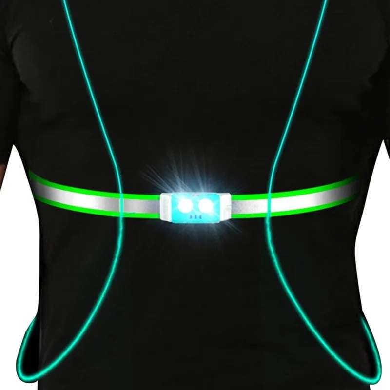 Aerbes AB-TD04 USB Rechargeable Chest/Waist Night LED Running Light