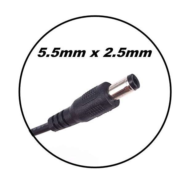 SE-L82 USB 2.0 Male To DC 5.5mm x 2.5mm Male Power Cable 1.5M