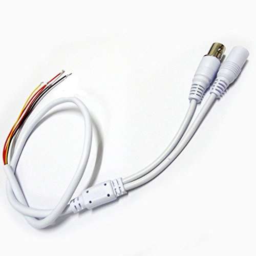 XF0573 Analog Security Camera 5pin DC Power And BNC Videos Cable 50pcs