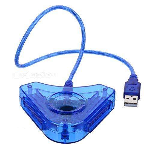 USB To PS2 Player Convertor   Blue