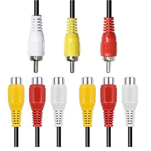 SE-117 AV Line one Split RCA 3 Male to 6 Female