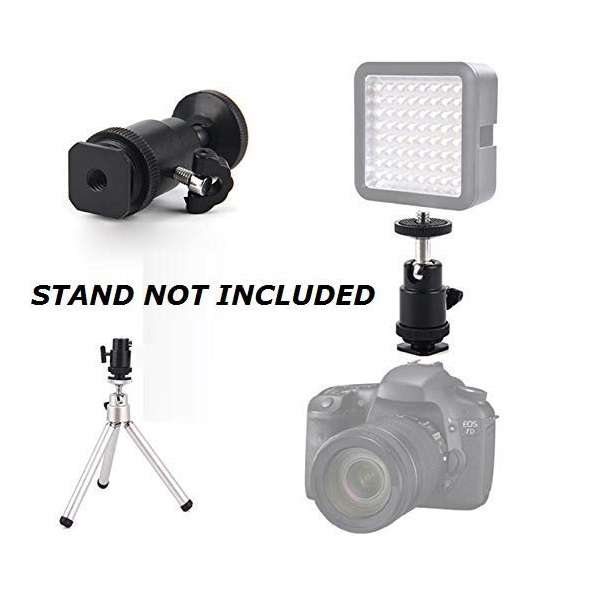 1/4 Screw Swivel Ball Head Tripod Mount 360° Rotation