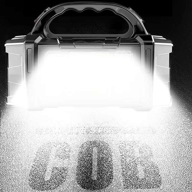 FA-HB2678-6 Hurry Bolt Solar Powered Searchlight XPE + 4LED + 2COB 25W