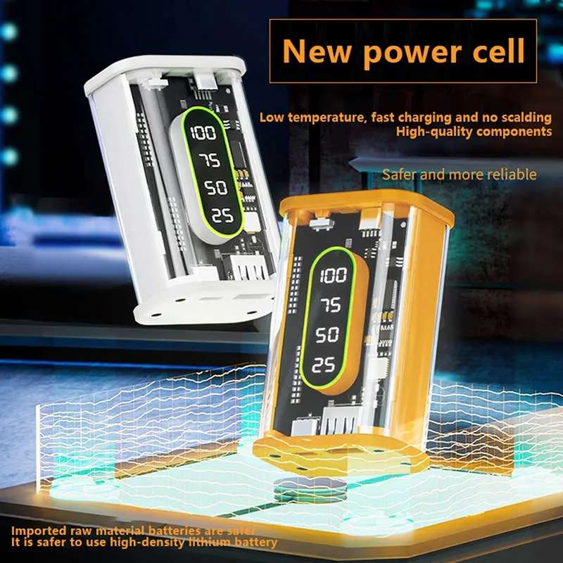 Treqa TR-954 10000mah Transparent Power Bank